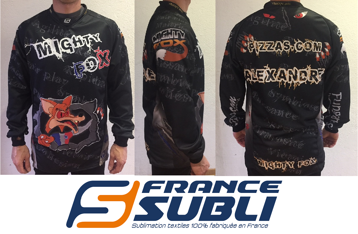 Jersey Paintball sublimé